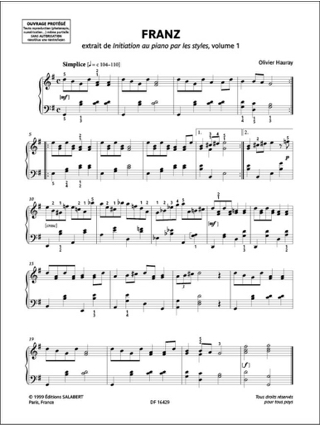 Bonjour Piano! Moyen Niveau 2 - Partition - Piano